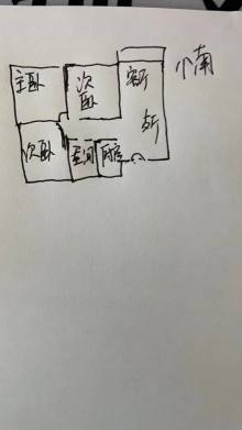 学府春天紧邻一中莲花学校 三室纯毛坯 三开间朝南 总价58万 首付20万税少 一手房交易 机遇房